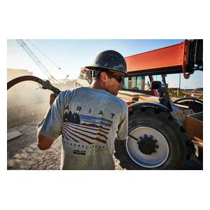 Rebar Cotton Strong Groundbreaker Mens T-Shirt Heather Gray - Item # 50337