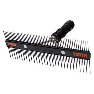 Smooth Operator Tiger Tooth Doublestuff Groom Comb 9 in - Item # 50341