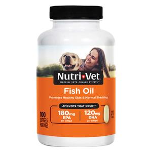 Fish Oil Supplement Softgels for Dogs 100 ct - Item # 50364