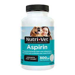 Aspirin Chewable Tablet for Dogs 300 mg (75 ct) - Item # 50367