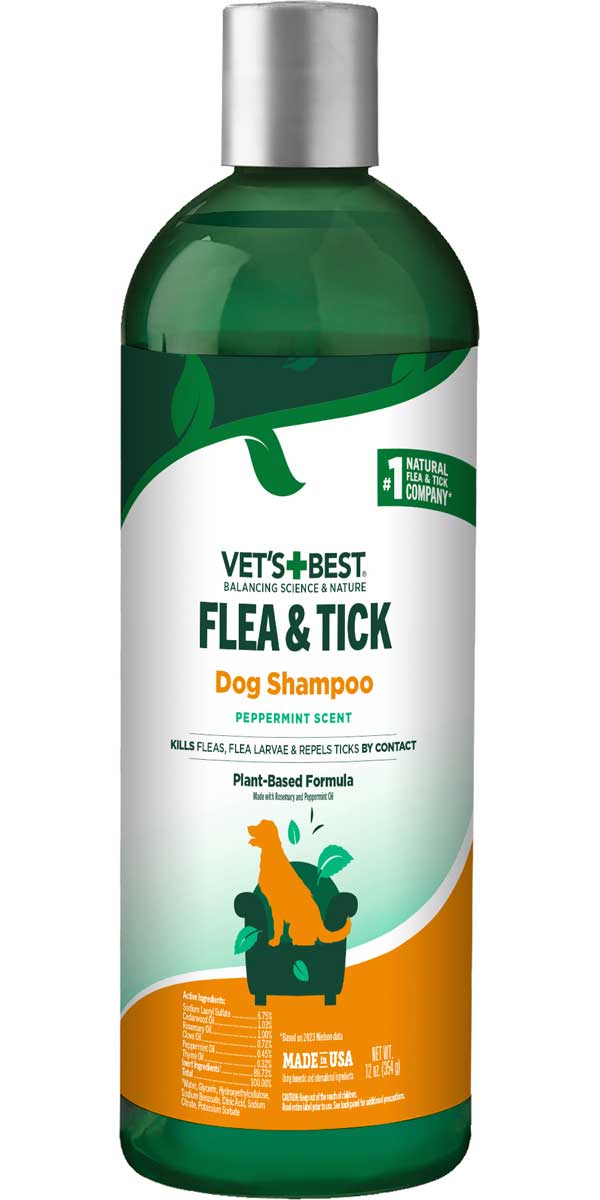 Medicated Oatmeal Shampoo For Dogs – 18oz – Treats Mange, Mites, Ticks, Fleas – EPA Registered