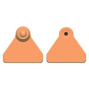 Allflex Blank Mini Sheep and Goat Tags Orange - Item # 50388
