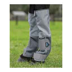 Comfitec Hexi Shield Fly Boots for Horses Silver/Gray - Item # 50426