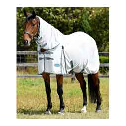 Comfitec Essential Mesh II Combo Neck Horse Sheet White/Gray/Bright Blue - Item # 50431
