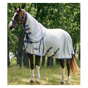 Comfitec Airflow II Detach-a-Neck Mesh Horse Sheet Blue/Gray - Item # 50432