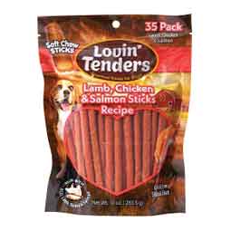 Lovin' Tenders Lamb, Chicken and Salmon Sticks Dog Treats 35 ct - Item # 50466
