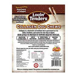 Lovin' Tenders Collagen 5-in Chicken Twisted Rolls Dog Chews 25 ct - Item # 50472