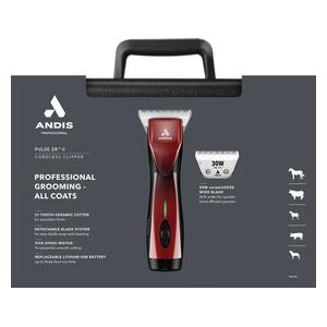 Pulse ZR II Clipper with Detachable 30W Blade Red - Item # 50502