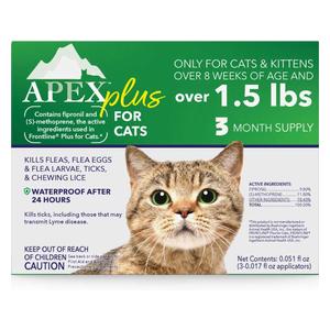 Apex Plus for Cats 3 doses - Item # 50512