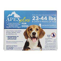 Apex Plus for Dogs 3 doses (23-44 lbs) - Item # 50514