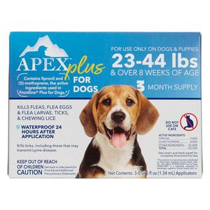 Apex Plus for Dogs 3 doses (23-44 lbs) - Item # 50514