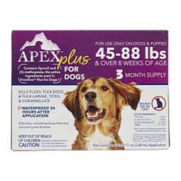 Apex Plus for Dogs 3 doses (45-88 lbs) - Item # 50515