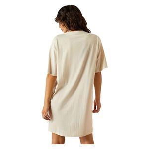 Wild Cowgirl T-Shirt Dress Oatmeal Heather - Item # 50548