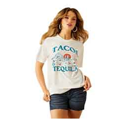 Tacos and Tequila Womens T-Shirt Vanilla - Item # 50549