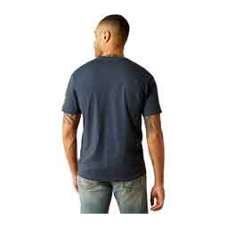 Shield Flag Mens T-Shirt Navy Heather - Item # 50552