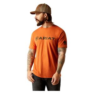Shield Flag Mens T-Shirt Adobe Heather - Item # 50552