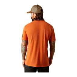 Shield Flag Mens T-Shirt Adobe Heather - Item # 50552