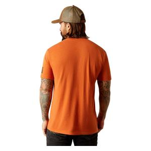 Shield Flag Mens T-Shirt Adobe Heather - Item # 50552