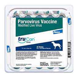 Trucan Parvo Dog Vaccine 25 x 1 dose vials - Item # 50567