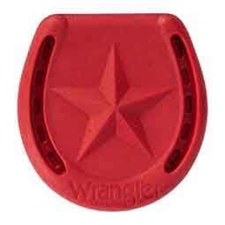 Wrangler Rubber Star Horseshoe Dog Toy Red - Item # 50579