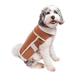 Wrangler Faux Suede and Sherpa Dog Jacket XS (10.5 in) - Item # 50592