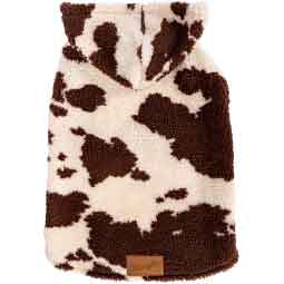 Wrangler Printed Fleece Dog Hoodie Cow Print M (17 in) - Item # 50595