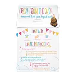 Bake at Home Birthday Brownie Mix for Dogs 12 oz - Item # 50611