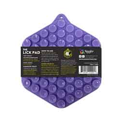 Lick Pad for Dogs and Cats Hexagon (7.5 in L x 6.3 in W x 0.5 in H) - Item # 50667