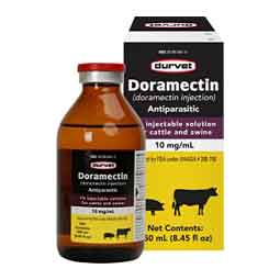 Doramectin 1% Injectable Solution for Cattle and Swine 200 ml - Item # 50674