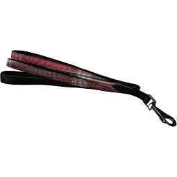Nylon 3/4-in Dog Leash with Textilene and Padding Merlot - Item # 50739