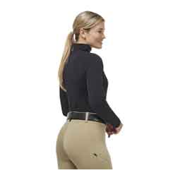 In Stride Quarter Zip Womens Fleece Tech Top Black - Item # 50786