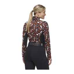 On Course Quarter Zip Womens Fleece Tech Top Ginger Mod Mares - Item # 50787