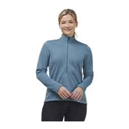Rhythm Half Zip Womens Fleece Top Dewdrop - Item # 50788
