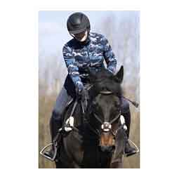 Plush Printed Half Zip Womens Fleece Top Nightly Gallop - Item # 50789