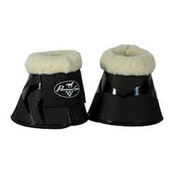 Hard Shell All-Purpose Faux Fleece Horse Bell Boots Black - Item # 50799