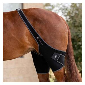 Theramic Stifle Wraps for Horses Black - Item # 50802