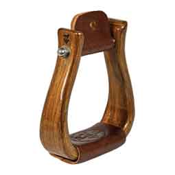 Wooden 2-in Stirrups Medium Gloss - Item # 50804