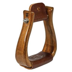 Wooden 2-in Stirrups Medium Gloss - Item # 50804