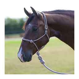 Easy-On Rope Horse Halter with Lead Rust - Item # 50807