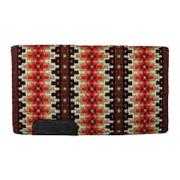 100% New Zealand Wool Reversible Horse Show Blanket Chocolate/Crimson 34 x 38 - Item # 50809