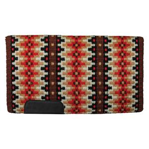 100% New Zealand Wool Reversible Horse Show Blanket Chocolate/Crimson 34 x 38 - Item # 50809