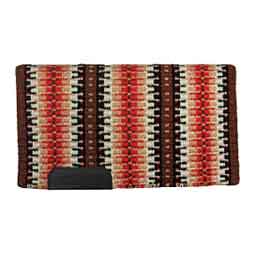 100% New Zealand Wool Reversible Horse Show Blanket Chocolate/Crimson 34 x 38 - Item # 50809