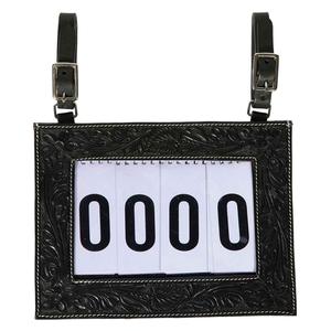 Tooled Number Holder for Horses Black - Item # 50825