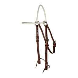 Lariat Training Browband Horse Headstall Burgundy - Item # 50837