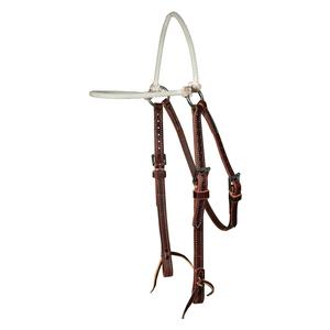 Lariat Training Browband Horse Headstall Burgundy - Item # 50837