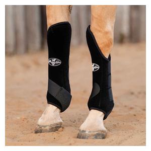 SMB Combo Knee Horse Boots Black - Item # 50850