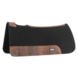 Wool Felt 1-in Horse Saddle Pad Black 31 x 32 - Item # 50851