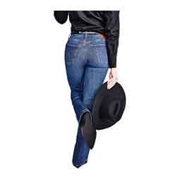 Bespoke Lacey High Rise Womens Boot Cut Jeans Blue - Item # 50877