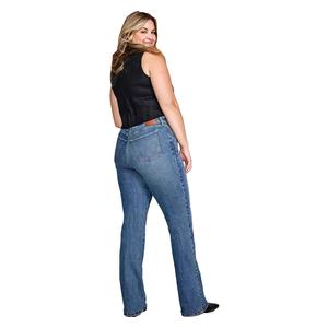 Bespoke Ada High Rise Womens Boot Cut Jeans Blue - Item # 50878