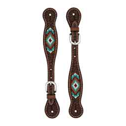 Womens Beaded Spur Straps Chestnut - Item # 50896